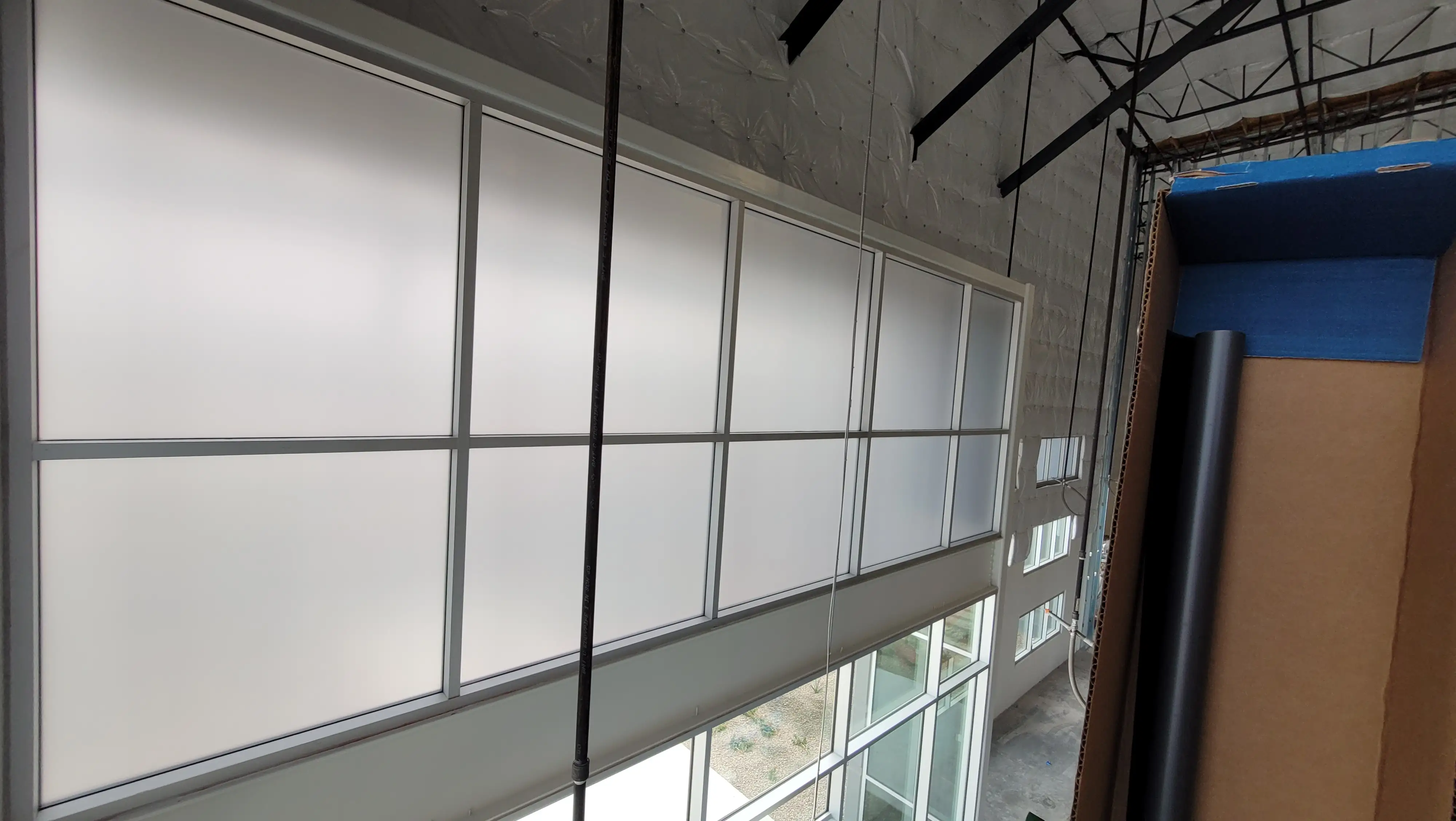 Retail storefront with security film installation in Tempe, Arizona